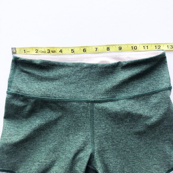 OUTDOOR VOICES Spring 7/8 Colorblock Green Pink Leggings Womens Small - Picture 7 of 8